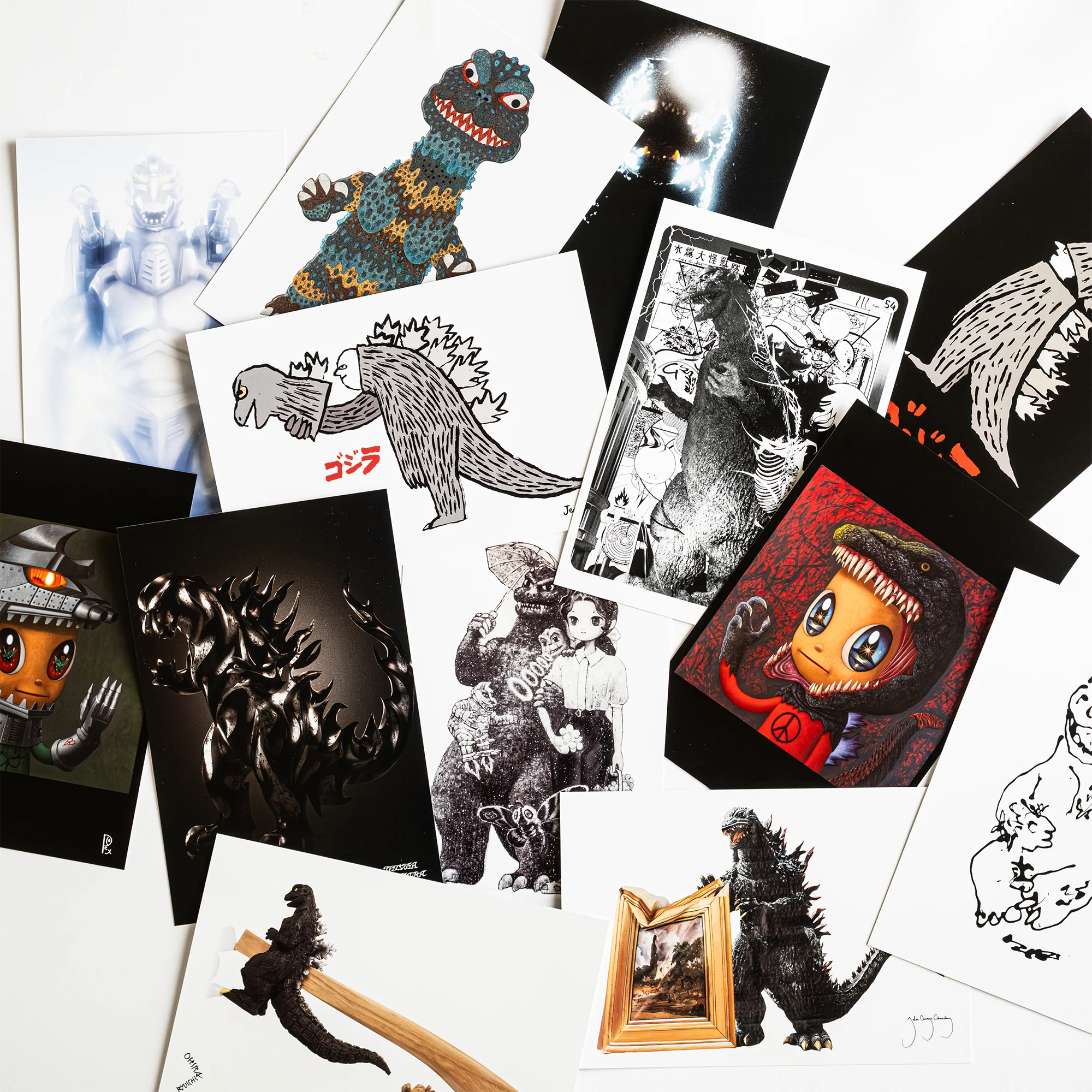 Godzilla the Art Julio Anaya Postcard - Image 4