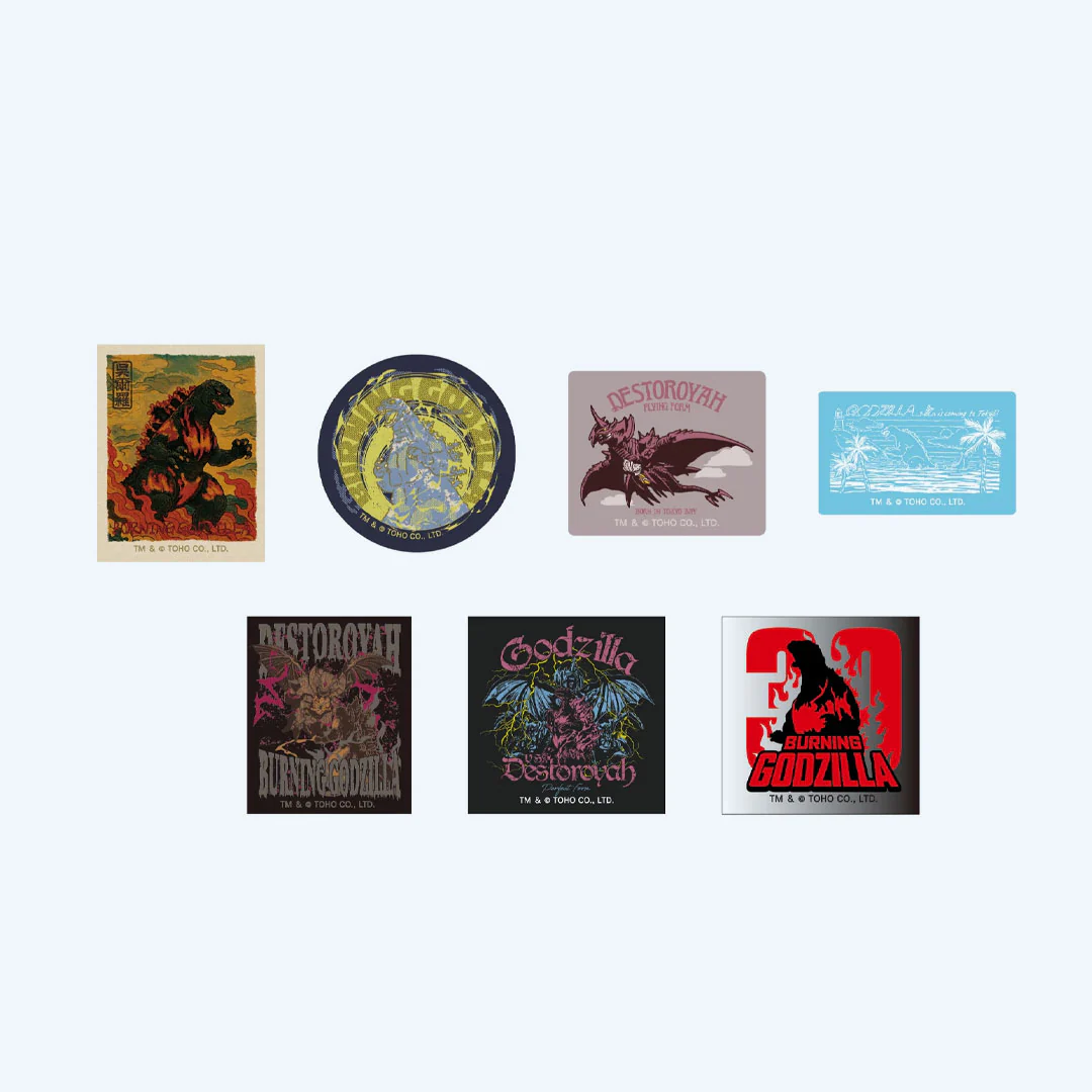 Godzilla vs. Destoroyah 30th Anniversary Sticker Set