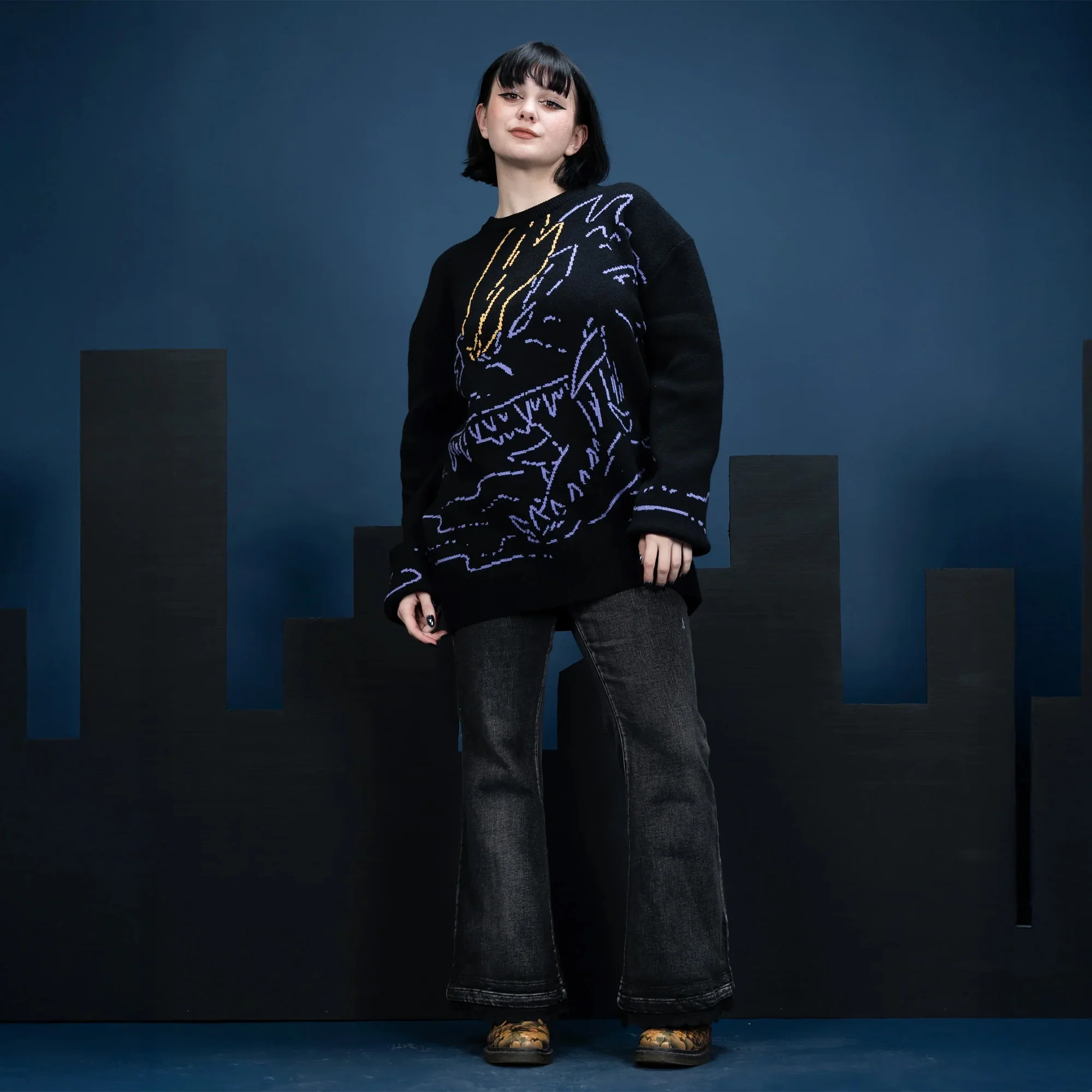 SpaceGodzilla Sweater - Image 4