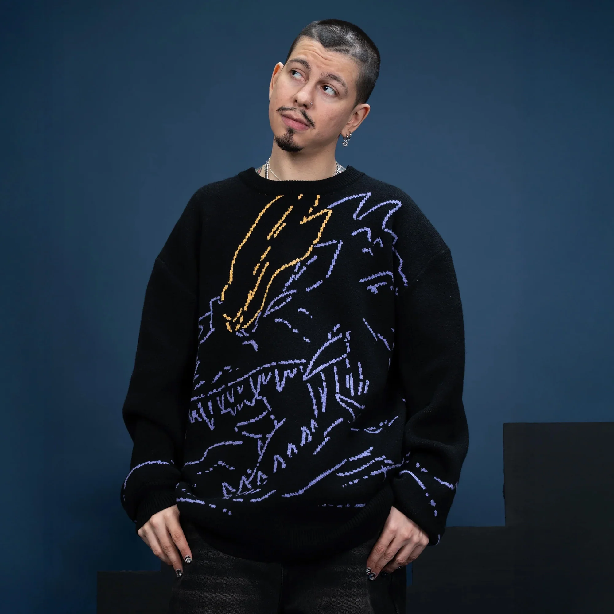 SpaceGodzilla Sweater - Image 8