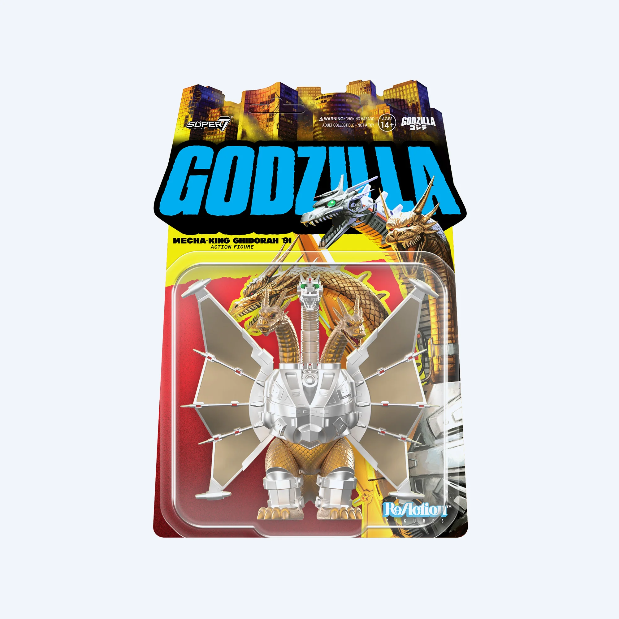 Super7 ReAction Figures Wave 11 - Mecha-King Ghidorah - Image 3