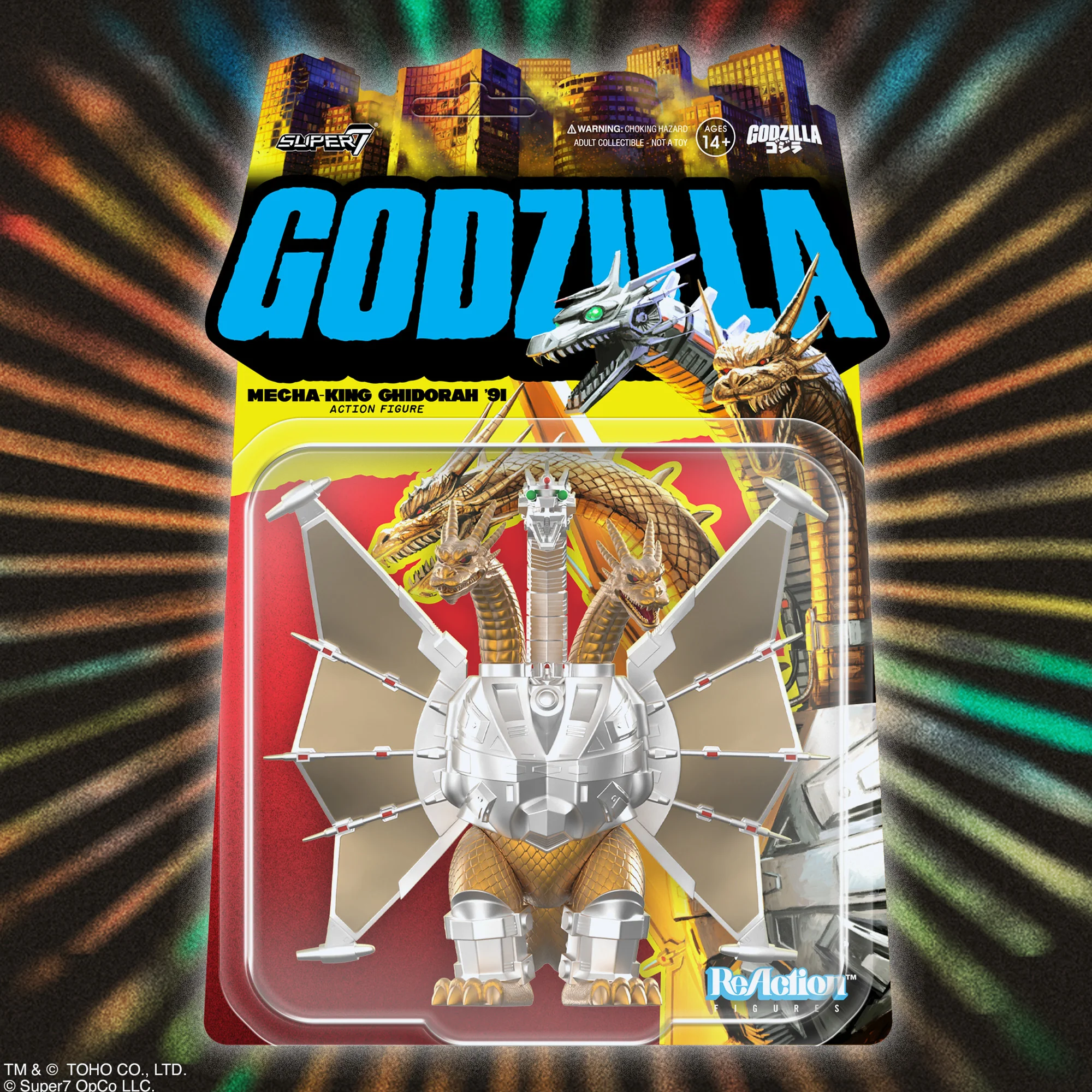 Super7 ReAction Figures Wave 11 - Mecha-King Ghidorah - Image 5