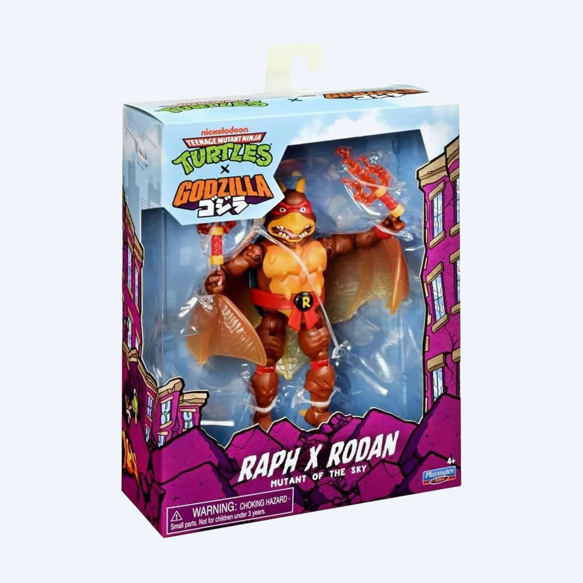 Teenage Mutant Ninja Turtles & Godzilla Cross-over: Raphael x Rodan Figure - Image 5